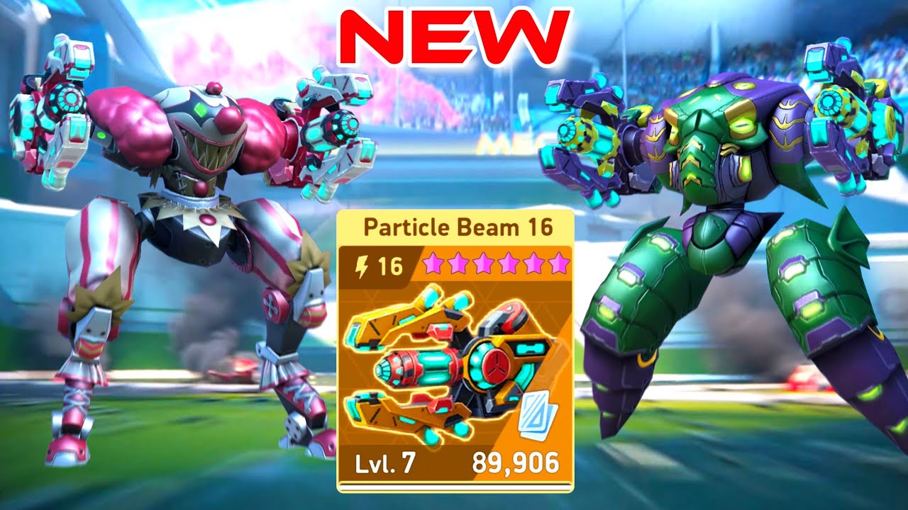 NEW WEAPON Particle Beam 16 - Panther & Redox - Mech Arena @MechArenaOfficial