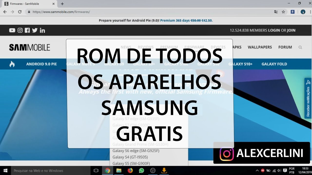Como baixar rom firmware de todos Samsung (GRÁTIS)
