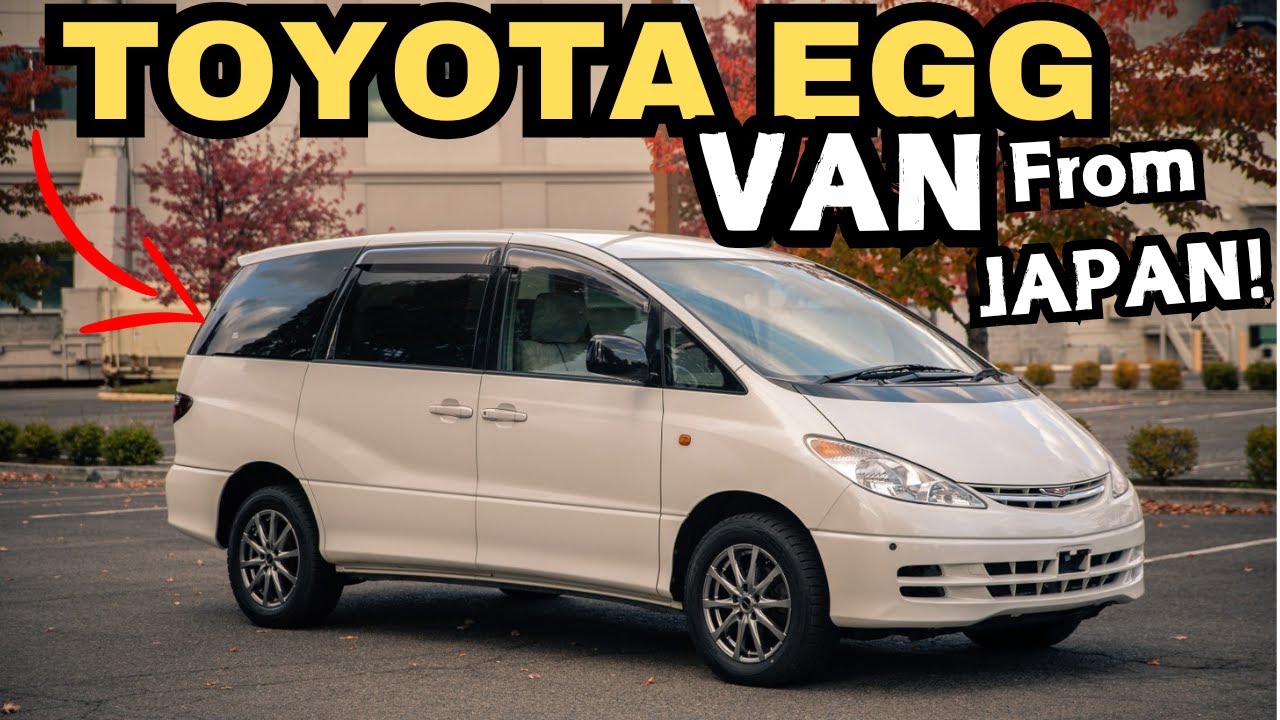Toyota EGG Van, которого Америка НИКОГДА не покупала | Toyota Estima Previa 2000 года, обзор и пр...