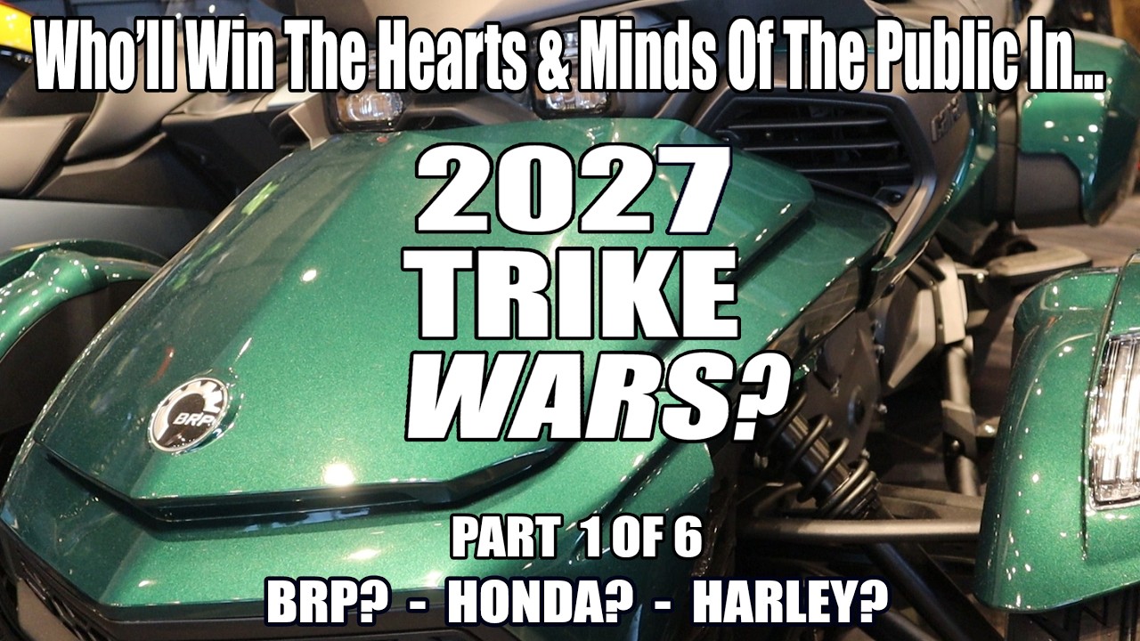 Разборка трайков: BRP CanAm против Honda против Harley-Davidson! 2026 год?