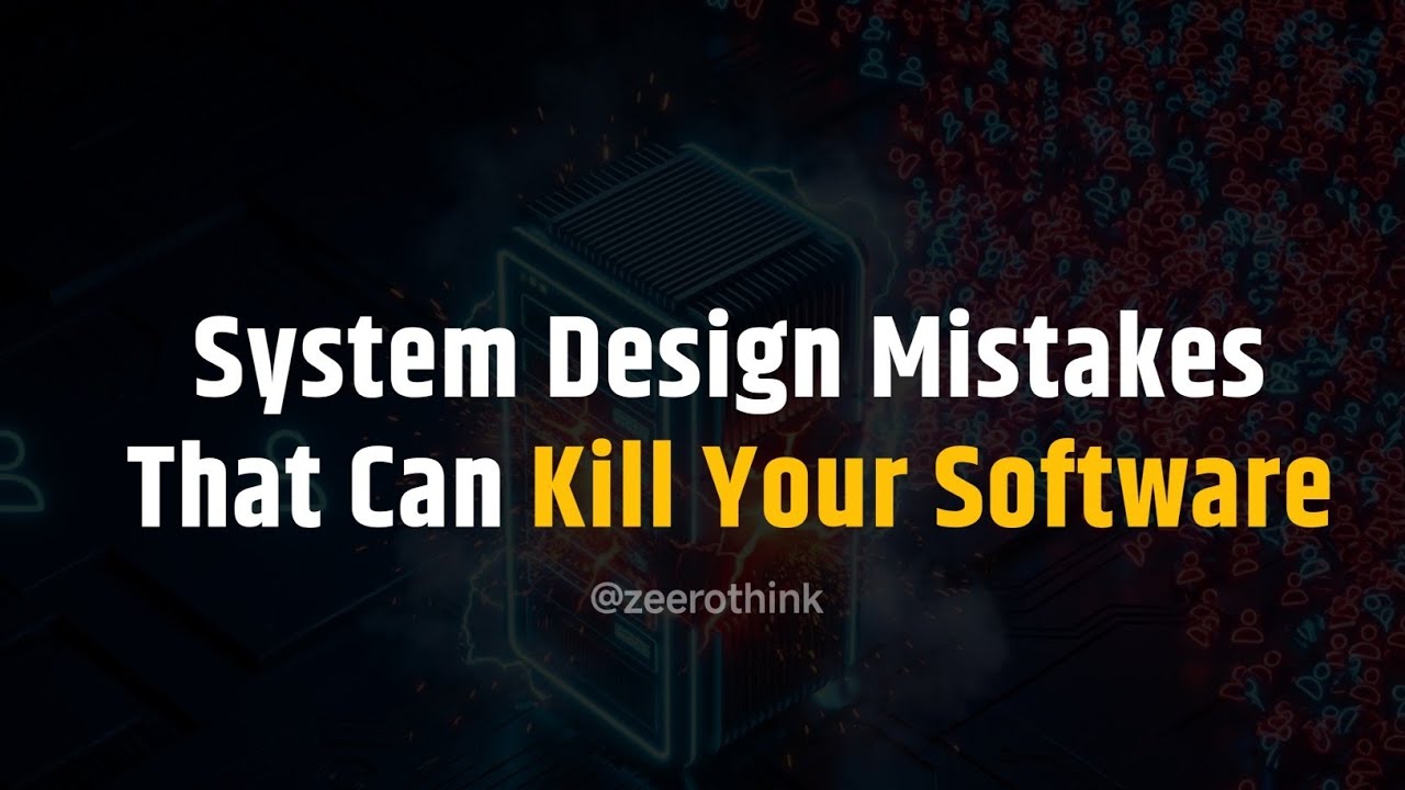 System Design Mistakes That Can Kill Your Software | zeerothink 