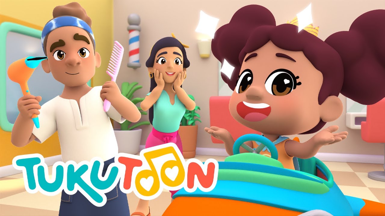 El peluquero de Aida ❤️#TukuToon❤️🥁  #cancionesinfantiles  🥁