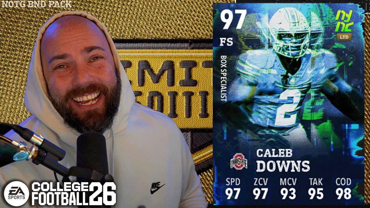 Packs Stay Hot! 97 Overall LTD Caleb Downs!