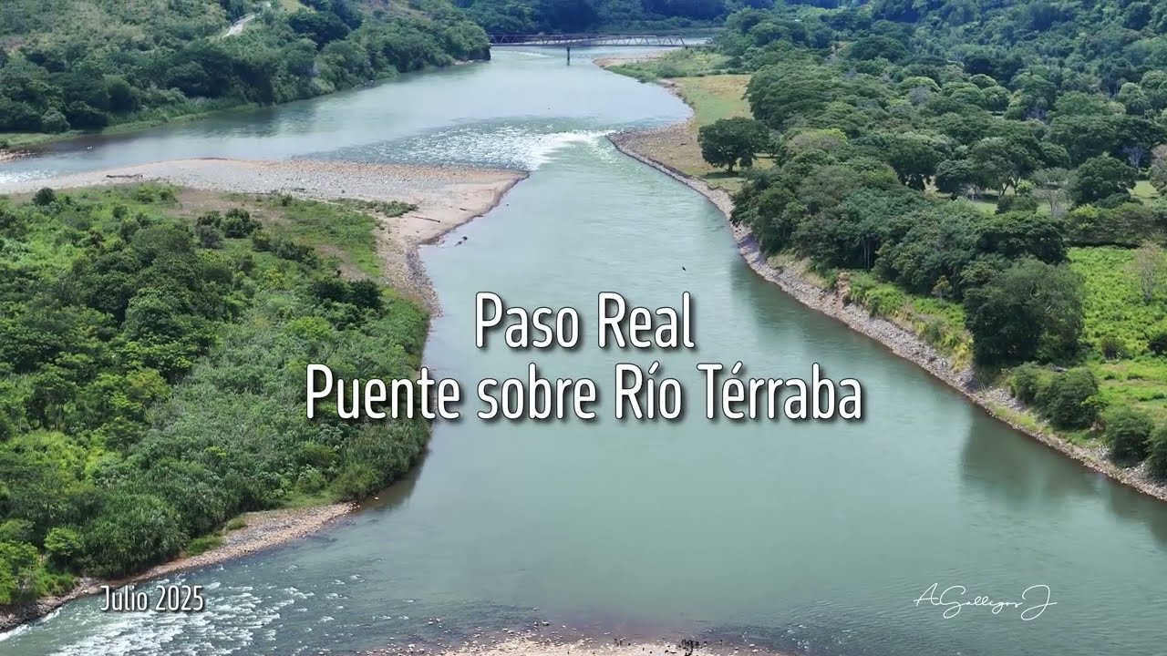 Paso Real Puente sobre Río Térraba, Zona Sur Costa Rica