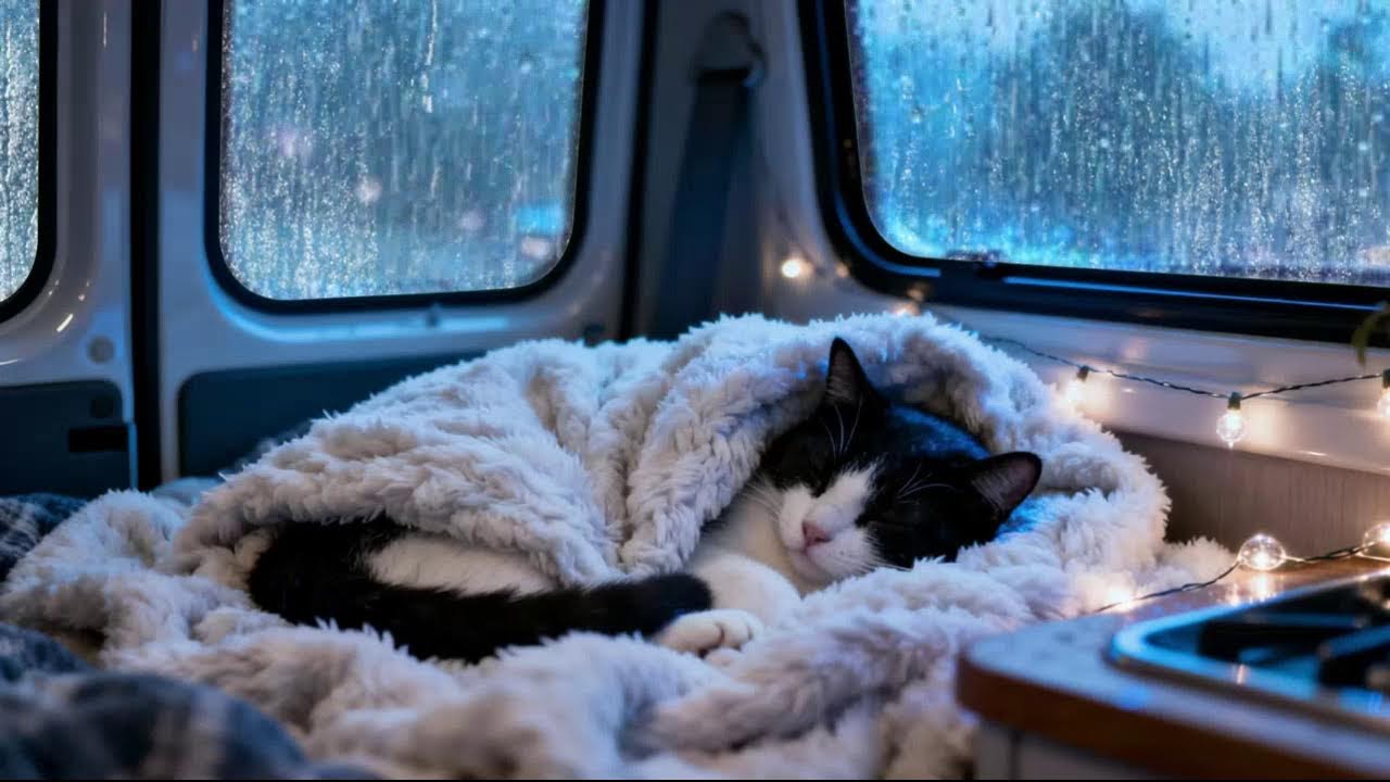 Ultra Relaxing Rain on Car Roof at Night | Sleep, Focus, Meditate