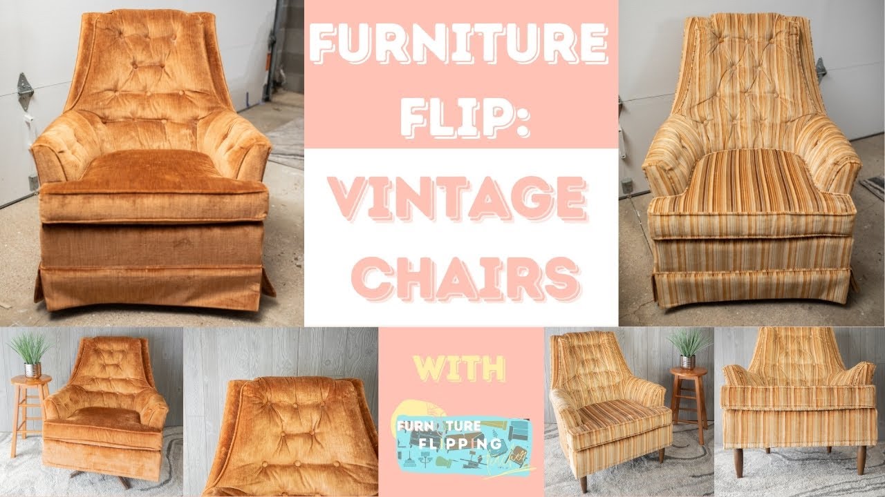 FB MARKETPLACE FURNITURE FIND | FAST & EASY DIY VINTAGE CHAIR FLIP | FURNITURE FLIPPING TEACHER |