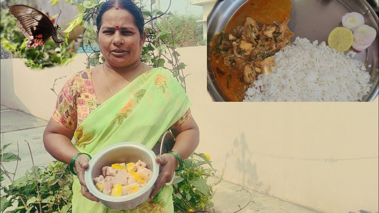 నాటుకోడి కూర | natu kodi curry | village cooking and gardening 