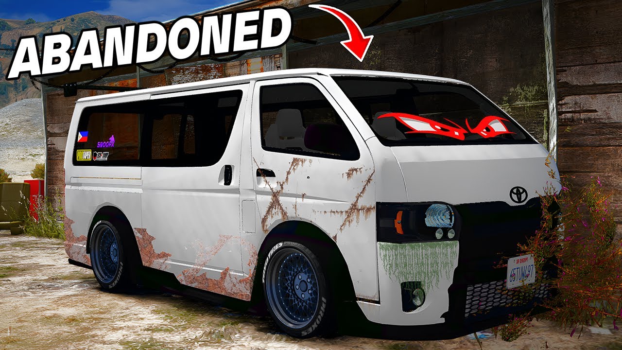 RESTORING ABANDONED 2020 TOYOTA HIACE GR sa GTA 5 | SnoopX