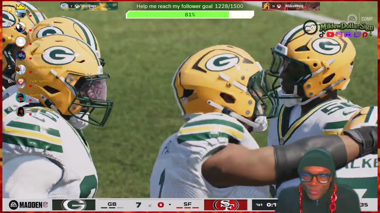 VS Green Bay Walout with da W