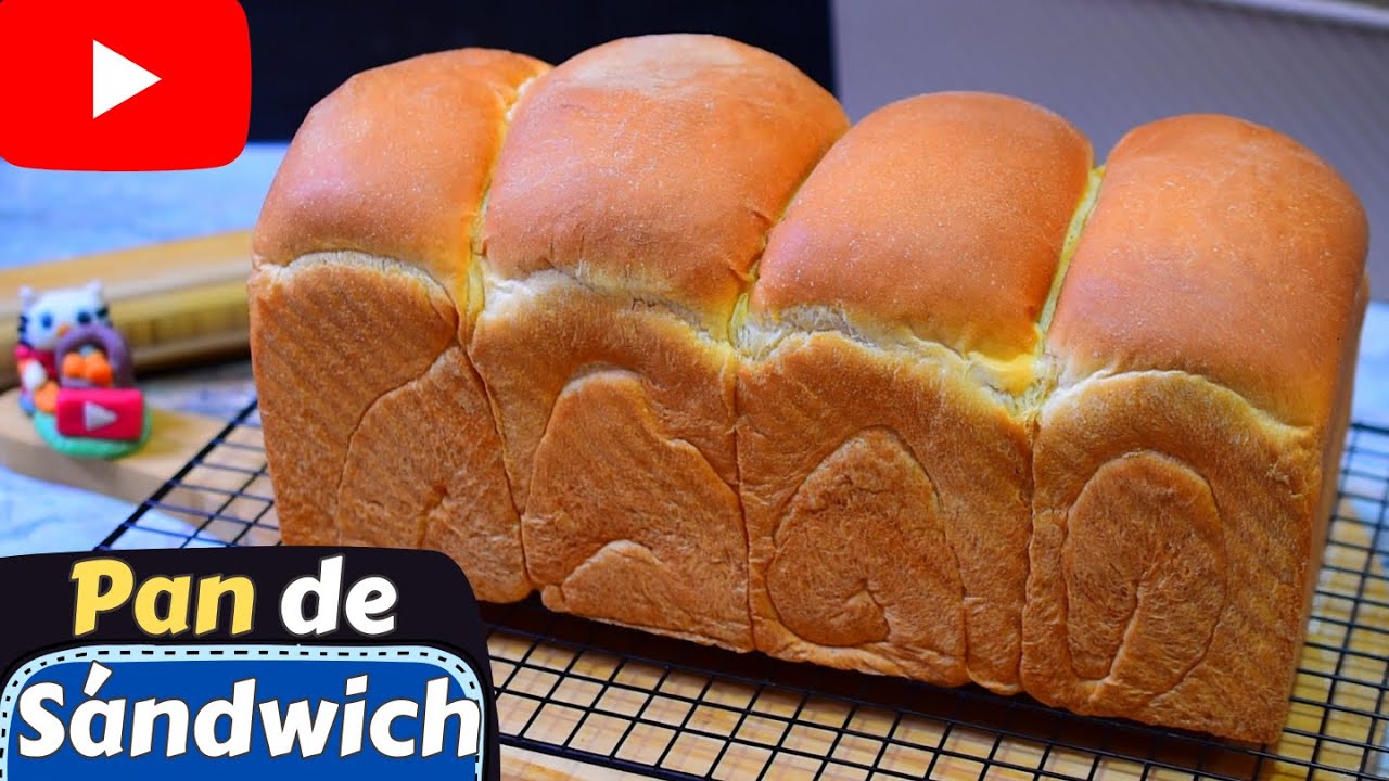 🔴Pan SUAVE y ESPONJADITO yTIERNO|Pan de SANDWICH🥪 PAN PULLMAN👌🏼Dulce Hogar Recetas💕