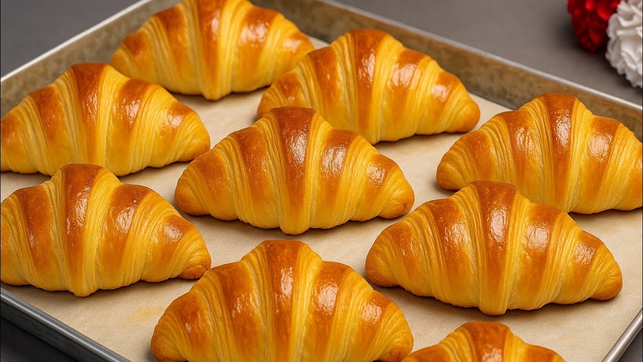 Seit ich diese Methode kenne, backe ich ständig Croissants zu Hause – ganz ohne Maschine!