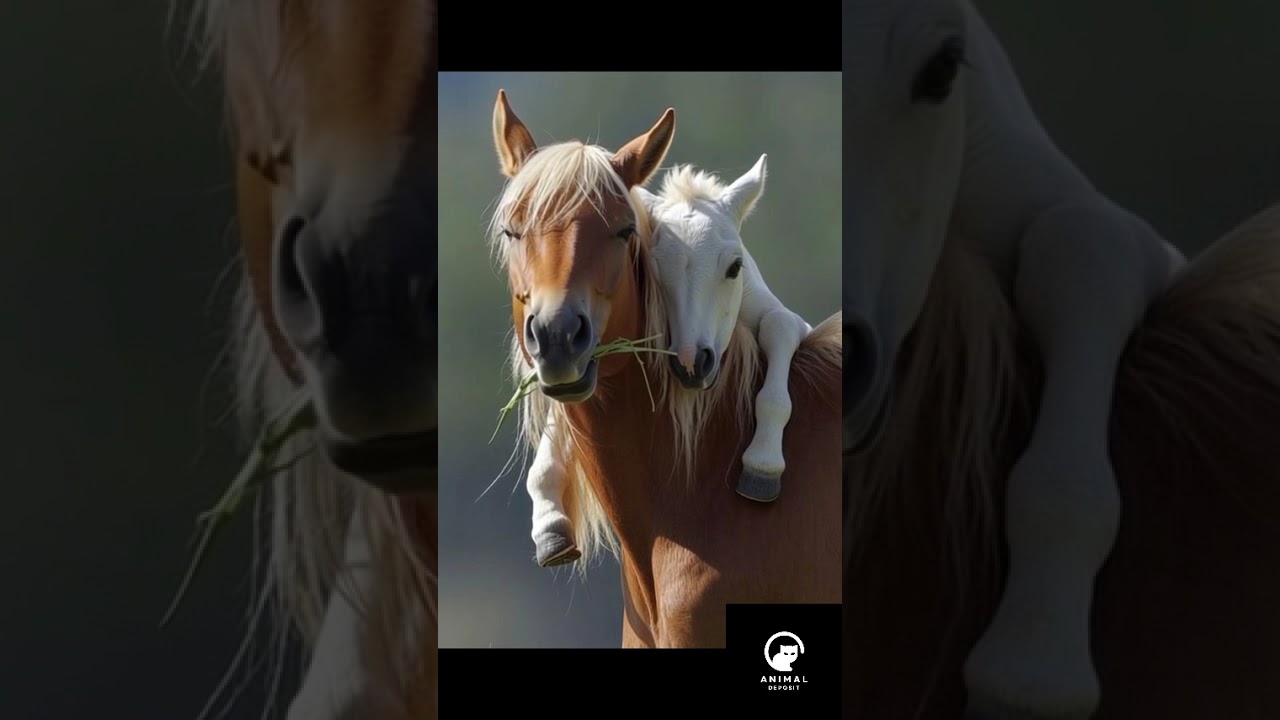 BABY HORSE HUGS Mom! (Pure Animal Bond)