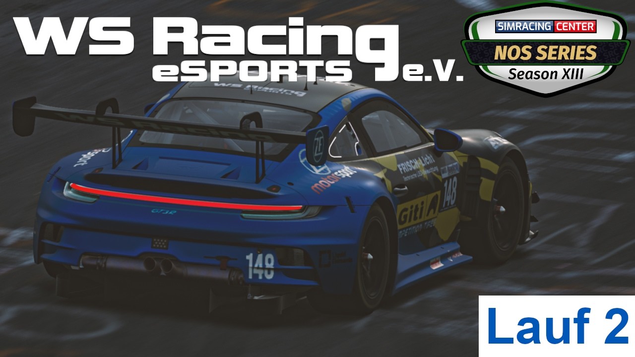 SRC NOS Series Lauf 2 | Porsche 911 GT3 R | WS Racing eSports e. V.