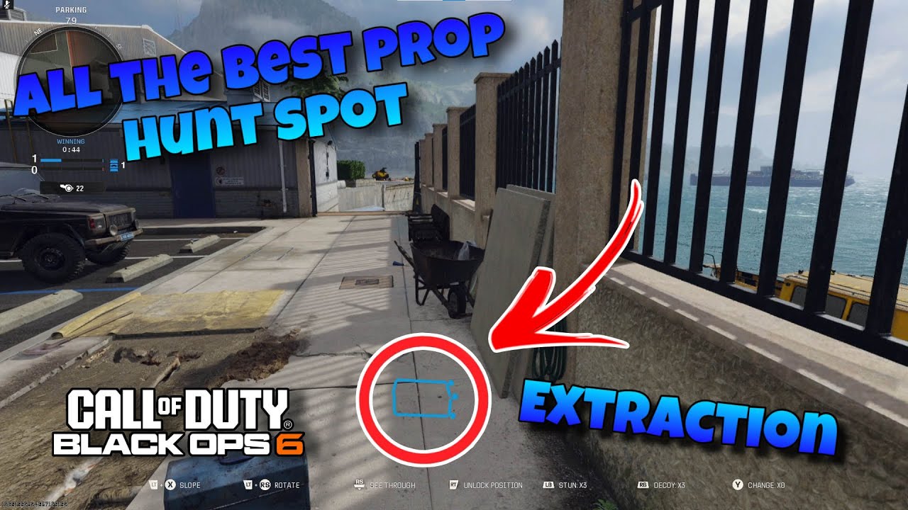 BO6 PROP HUNT: All *BEST* Working Glitch & Spots on Prop Hunt- On Extraction!