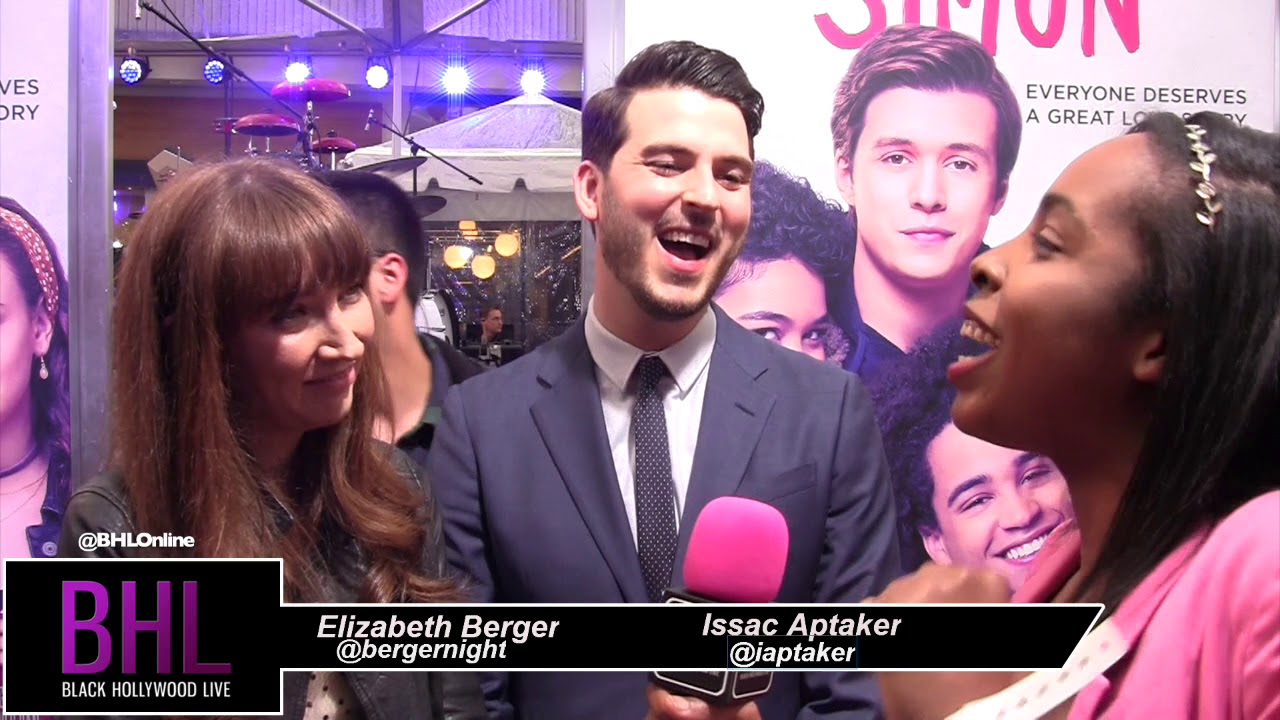 Elizabeth Berger and Issac Aptaker l Love Simon Premiere