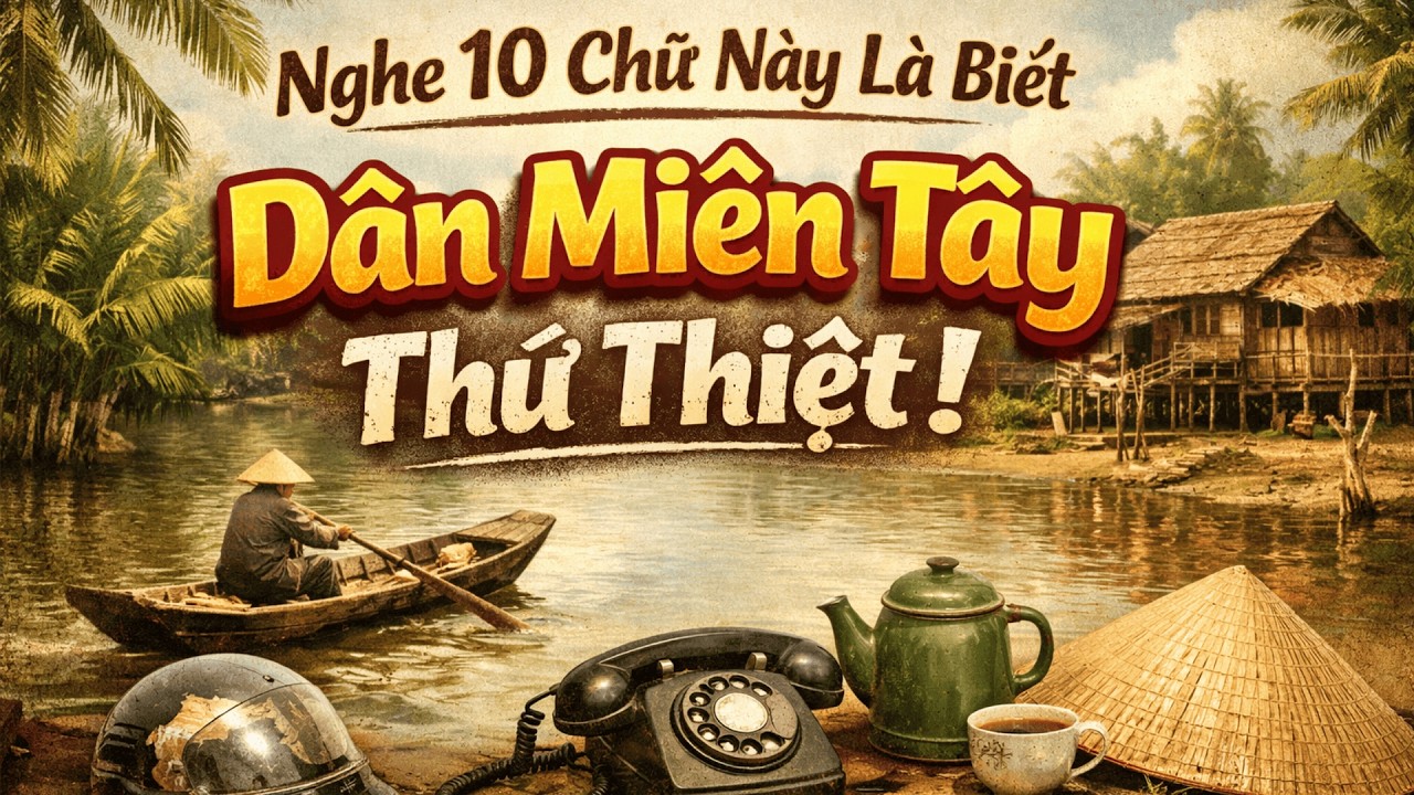 👉 NGHE 10 CHỮ NÀY LÀ BIẾT DÂN MIỀN TÂY THỨ THIỆT
