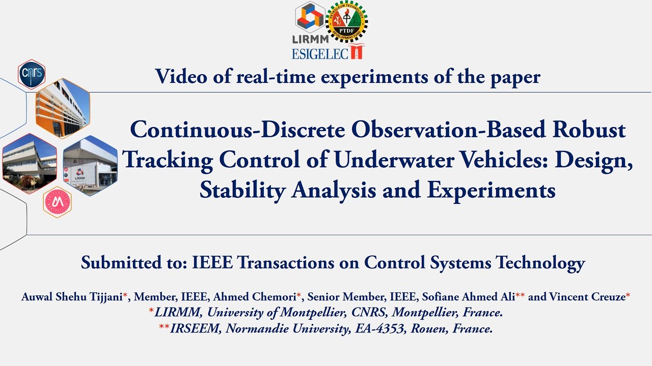 Continuous-Discrete Observation-Based Robust Tracking Control of Underwater Vehicles