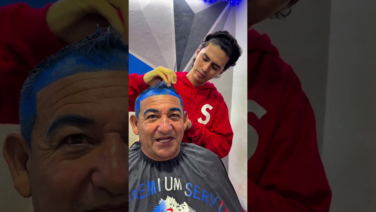 El mejor color para el cabello de mi papá 🤣