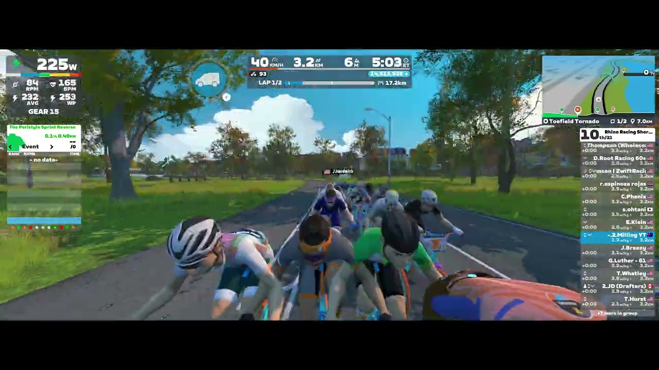 Rhino Racing Short Crits Toefield Tornado NYC (370-530) Cat C