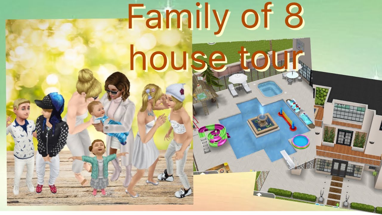 Large family house tour SIMS FREEPLAY