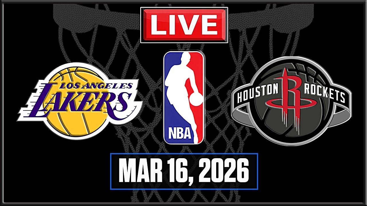 NBA Live! ROCKETS vs LAKERS | Los Angeles vs Houston | Lebron vs Durant | MAR 16 2026 | NBA 2K26