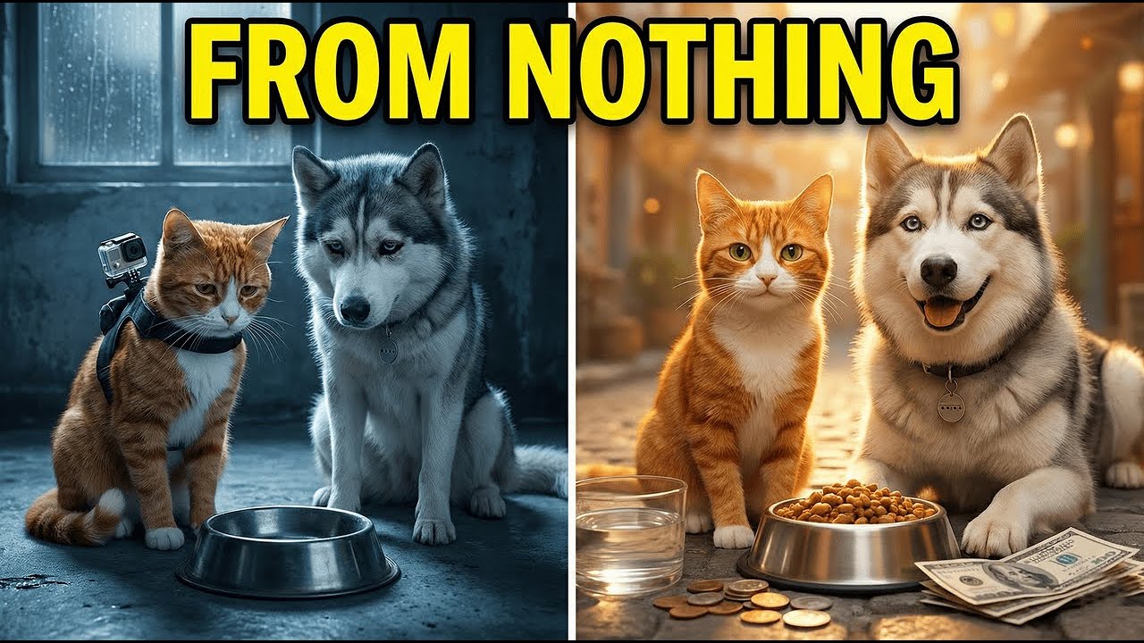 From Hunger to Hope | A Cat & Dog’s Emotional Life Story
