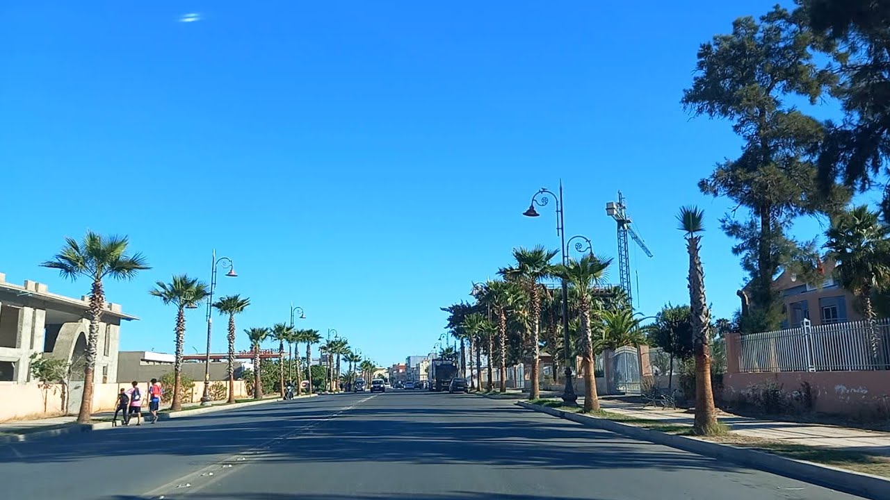 الطريق من القنيطرة الى الخميسات عبر الطريق السيار  Road To Khemisset