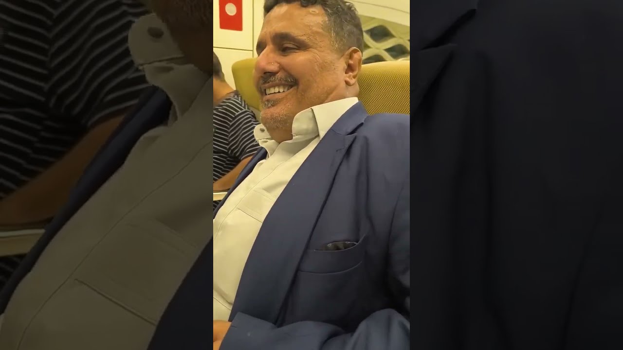صدمة ابو يمن فهد بن جعموم بتجربة قطار الرياض بالمقدمه 😂 كذب انفصالي!