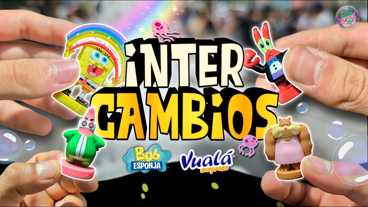 🥐¡AQUÍ COMPLETAS e INTERCAMBIAS tu COLECCIÓN de BOB ESPONJA!🧽Y MUCHAS PROMOS MÁS...