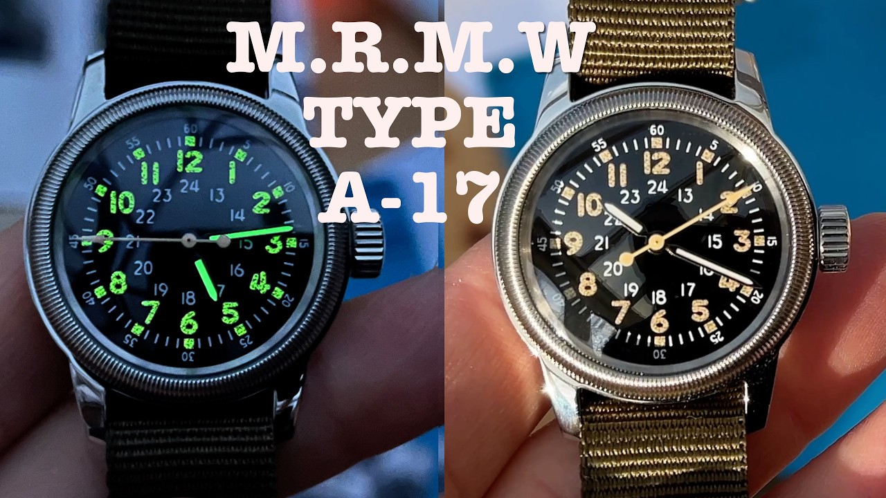 M.R.M.W. A-17 Vintage Military Pilot’s Watch from Japan - Full Review