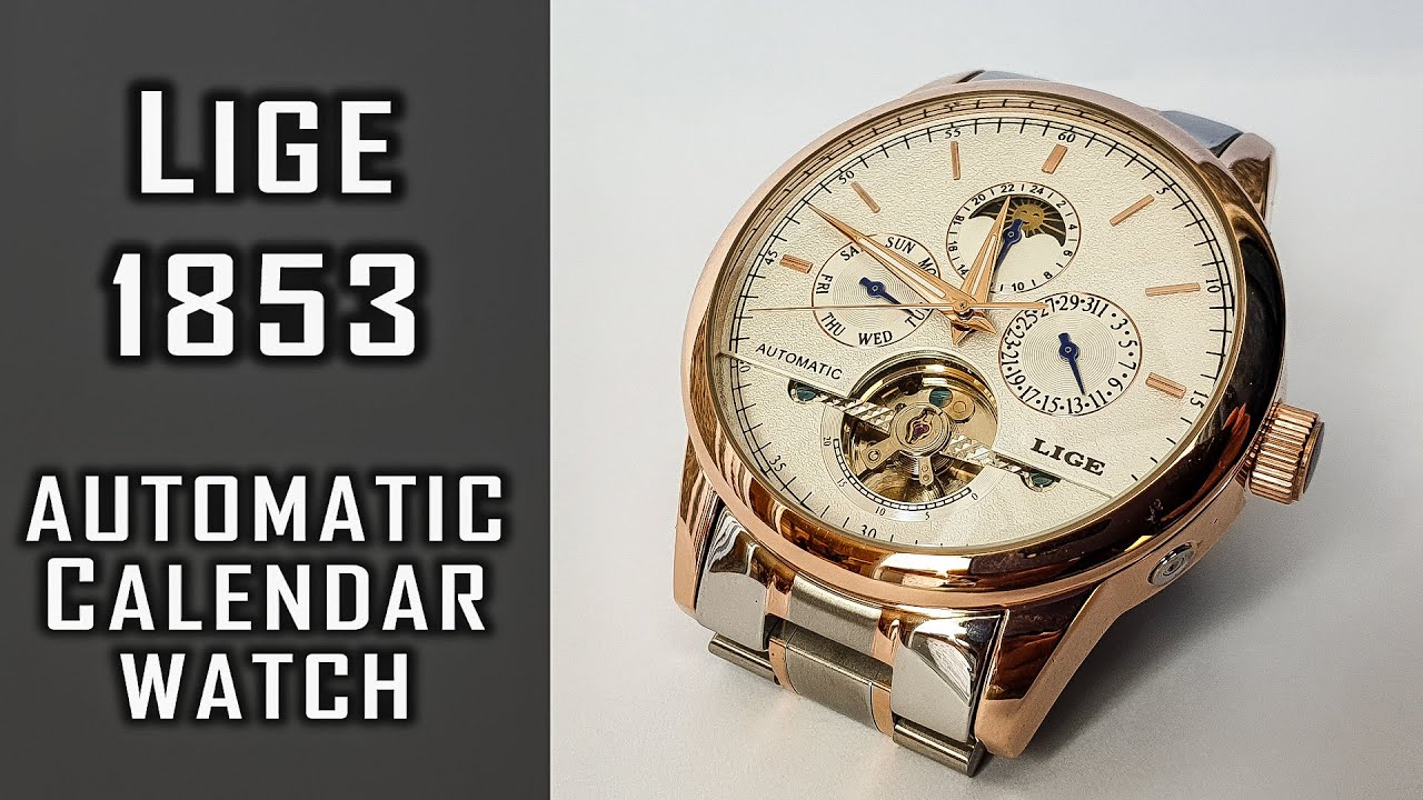 Lige 1853 automatic calendar watch review #241 #gedmislaguna
