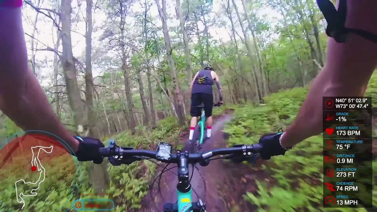 Mountain Biking Glacier Ridge in Long Island, New York - 57hours
