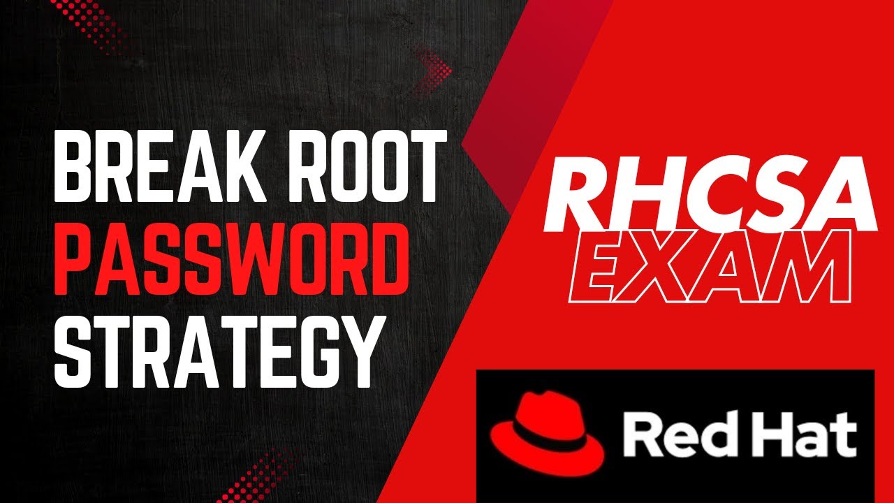 Break root password linux || RHCSA exam