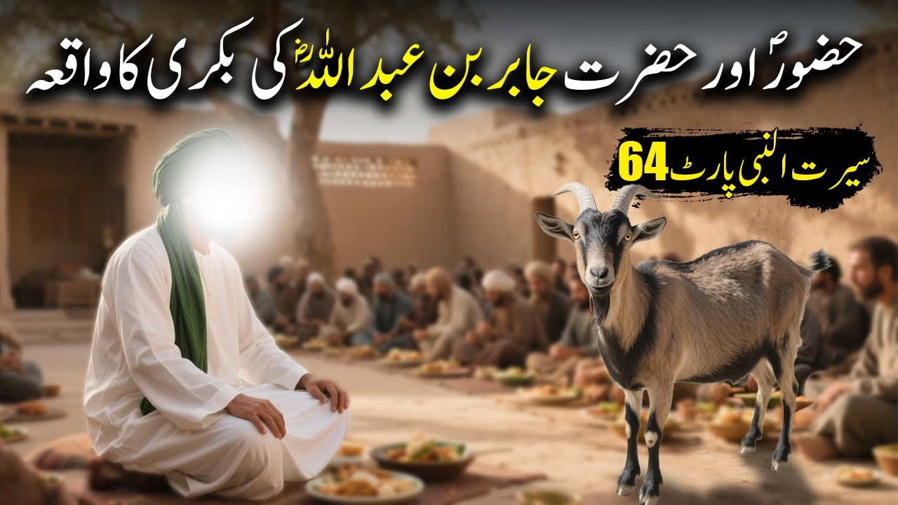 Hazoor saw aur Hazrat Jabir r.a Ki Bakri Ka Waqiya |  Seerat Un Nabi Part-64 | Islamic LifeCycle