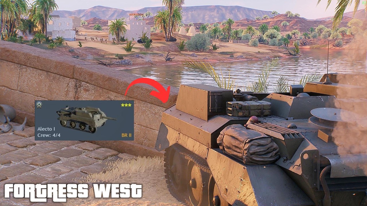Perfect Tank Position on Fortress West USA Br3 | Alecto I Enlisted Gameplay