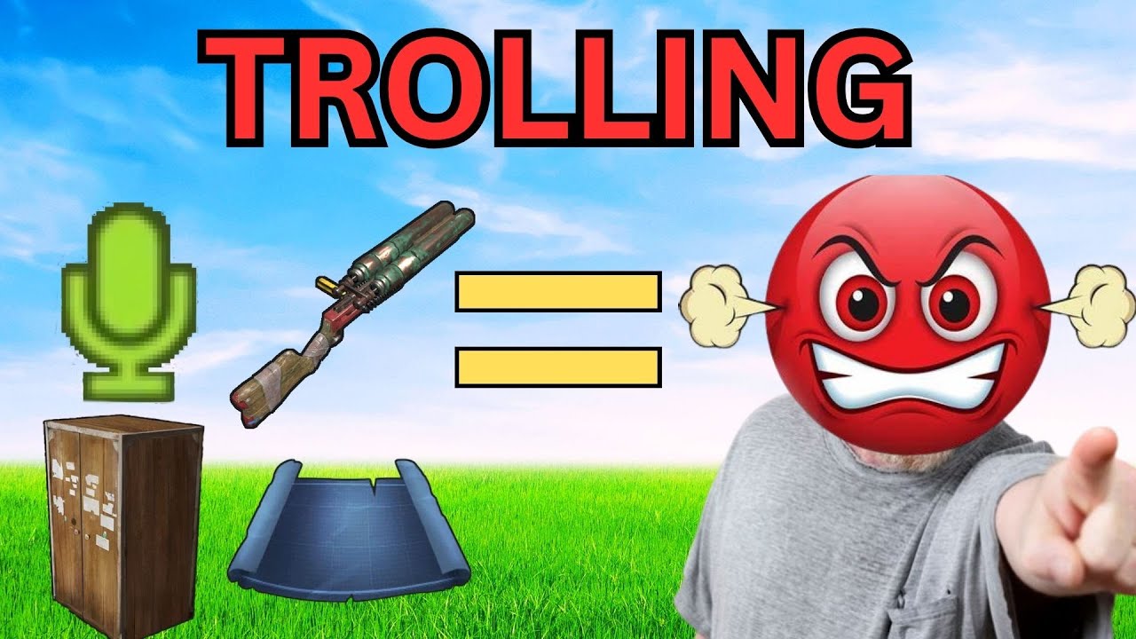 GRIEFING A Streamer In RUST (HE RAGE QUIT)