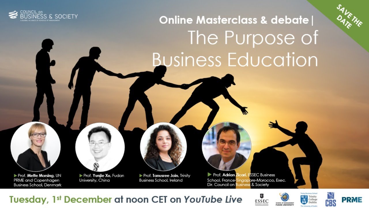 The Purpose of Business Education | CoBS Masterclass
