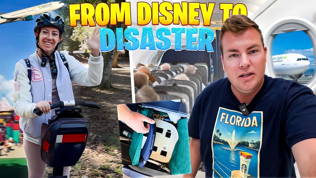 Disney Magic Ended FAST… The Florida Flight Home Was SHOCKINGLY BAD 😳 Orlando Travel Day Vlog ✈️ 