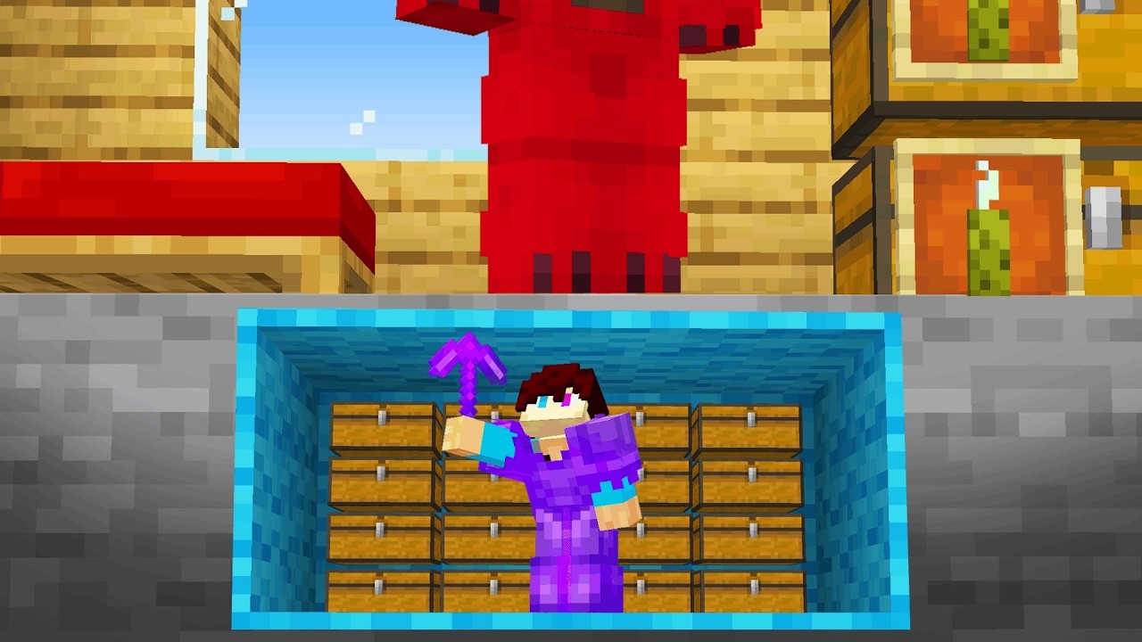 Vriend Pranken Met Kleine Basis In Minecraft