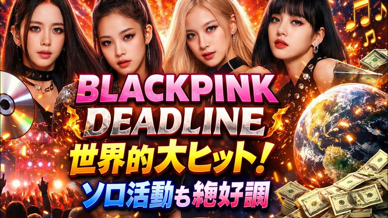 🔥 BLACKPINKが「DEADLINE」で世界を席巻！記録的ヒットとソロ活動が同時爆発 🌍✨