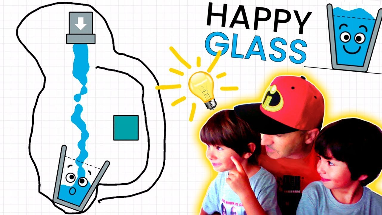 HAPPY GLASS 💦 EL JUEGO DE LLENAR EL VASO DE AGUA 💦juegos android y aplicaciones para niños