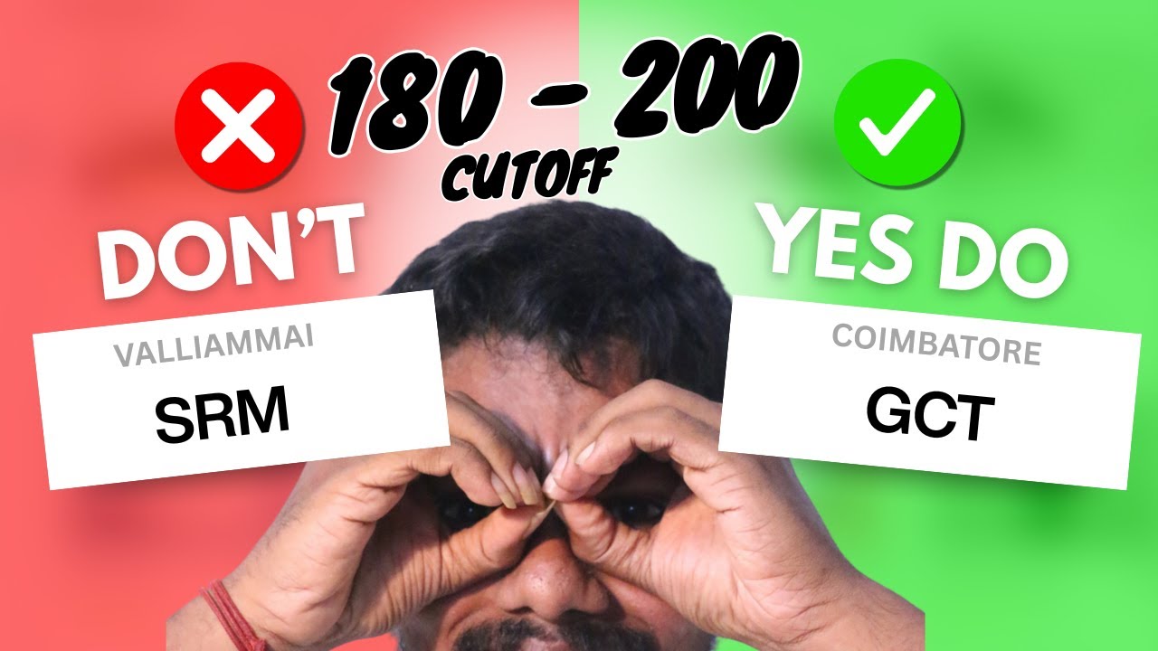 ✅ Top Choice Colleges for 180-200 Cutoff in Tamil Nadu 🚀 | TNEA Full List 2025