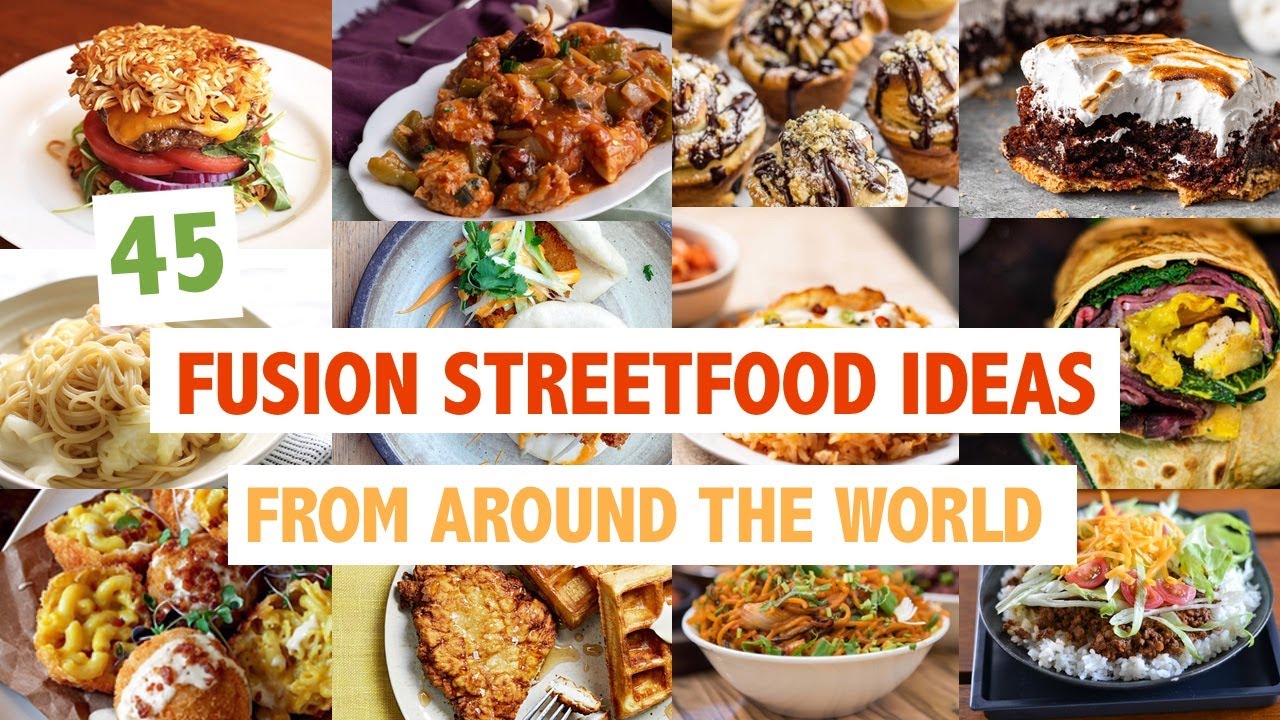 45 Fusion Streetfood Ideas From Around The World | Market Stall Food Business Ideas