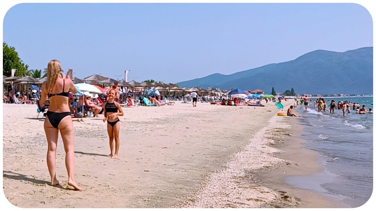 Beach in Asprovalta, Greece