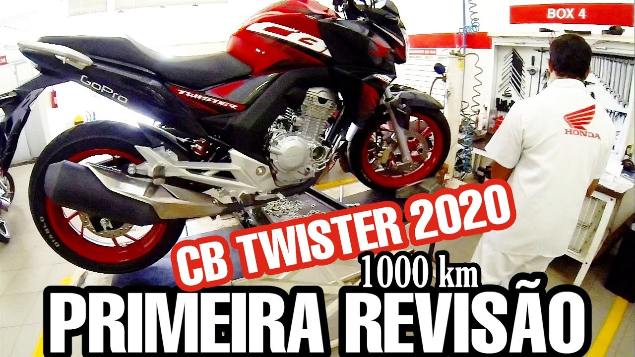 CB TWISTER 2020 PRIMEIRA REVIS&Atilde;O DE 1000 KM VALORES / Roberto Moto Filmador