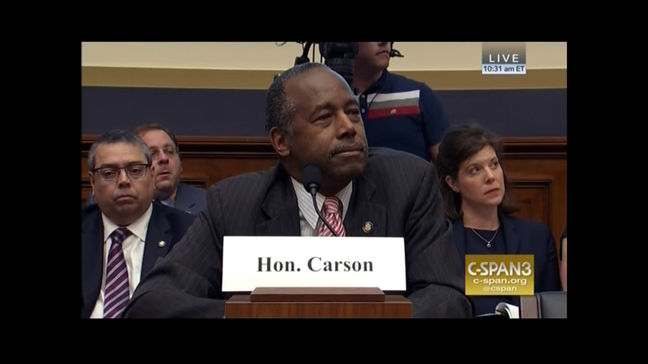 Congressman David Scott Remarks at Hearing with HUD Secretary Carson