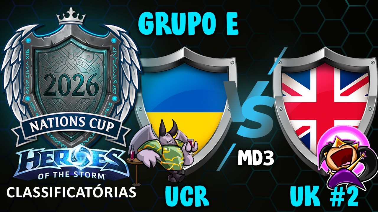 [Copa das Nações de HOTS 2026] UCR x UK #1 | Classificatórias Grupo E