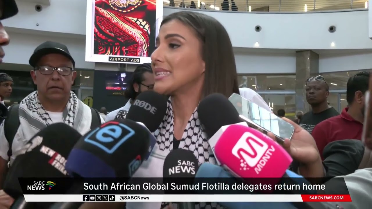 SA Global Sumud Flotilla activists | Mandla Mandela's wife shares her relief
