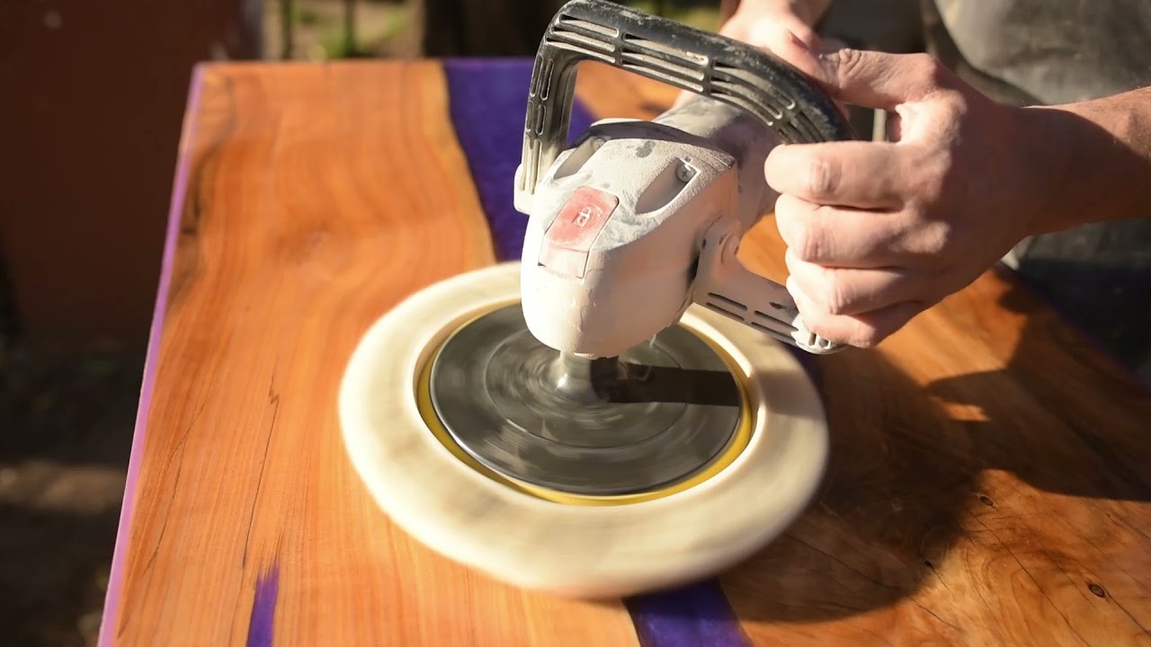 ¿COMO HACER TU MESA CON RESINA EPOXI? ETAPA FINAL : Pulido
