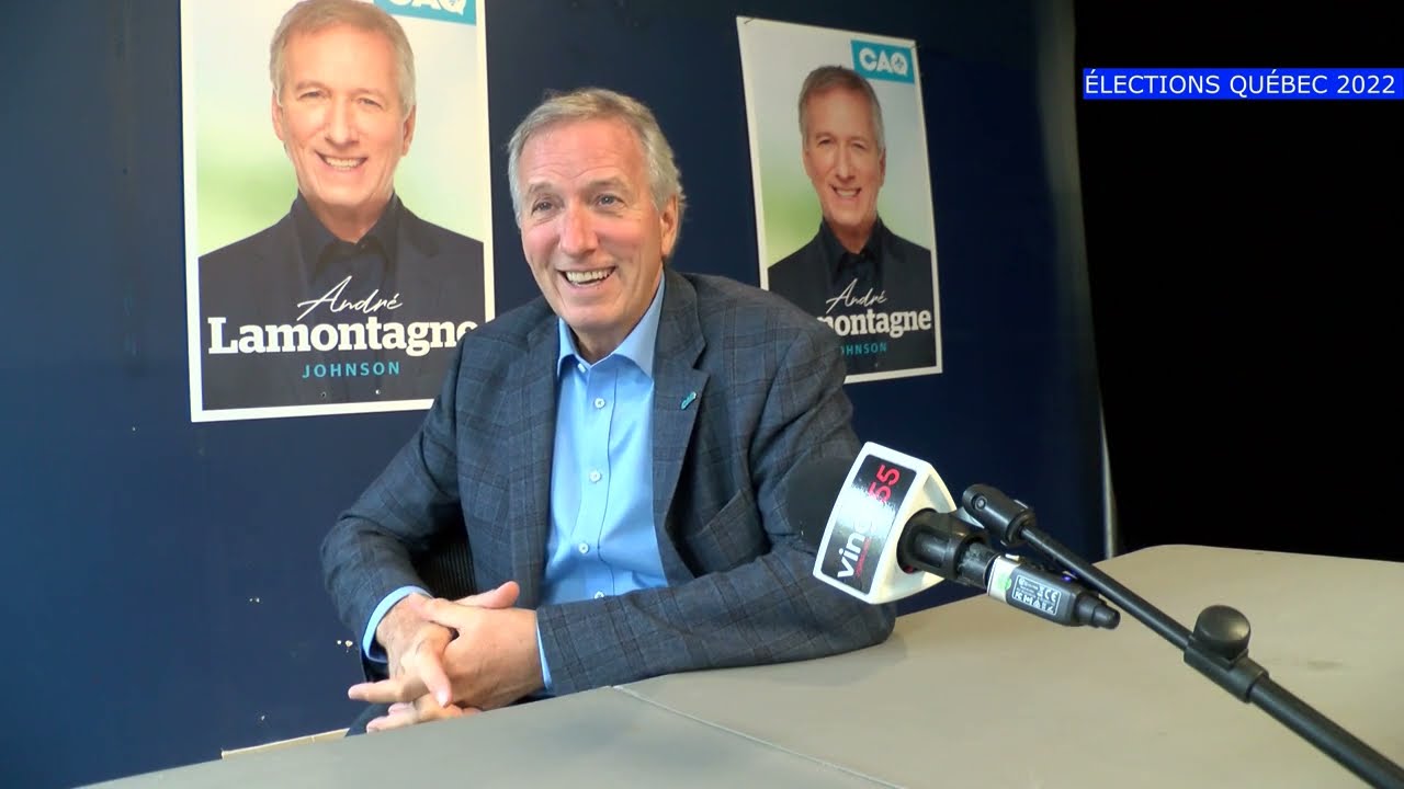 ÉLECTIONS QUÉBEC 2022 André Lamontagne Candidat de la Coalition Avenir Québec dans Johnson